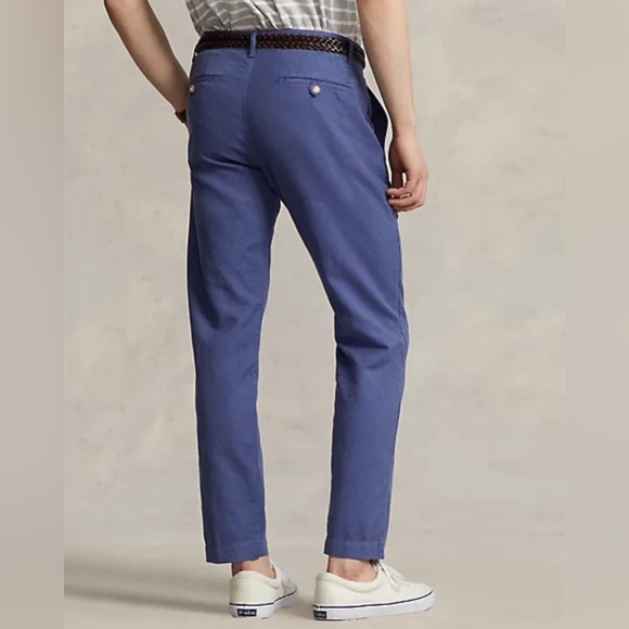 Polo Ralph Lauren Straight Fit Linen-Cotton Pant - Picture 2 of 6